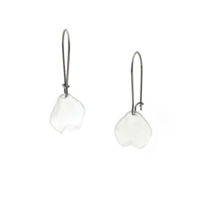 White Petal Earrings