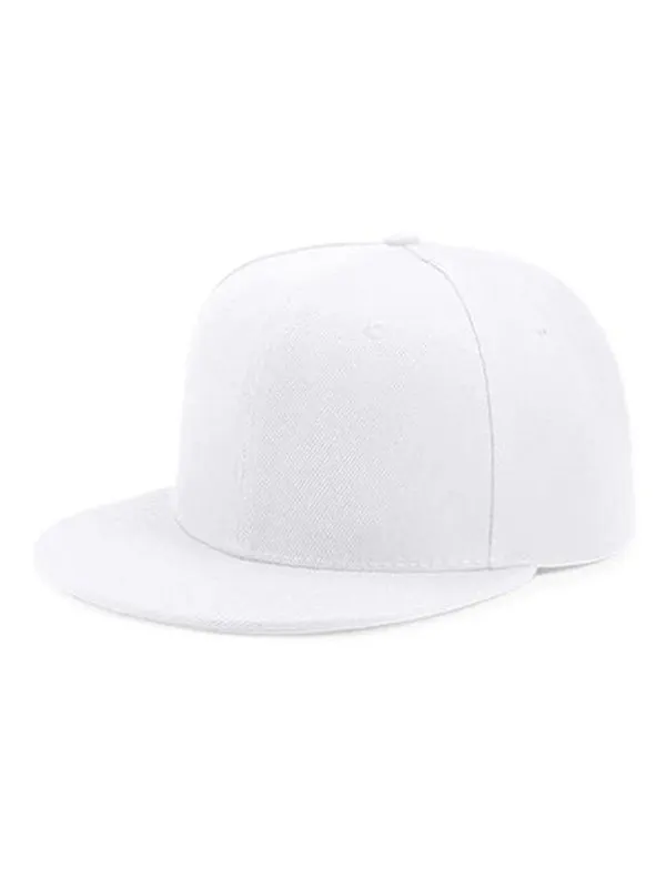 White Snapback Cap