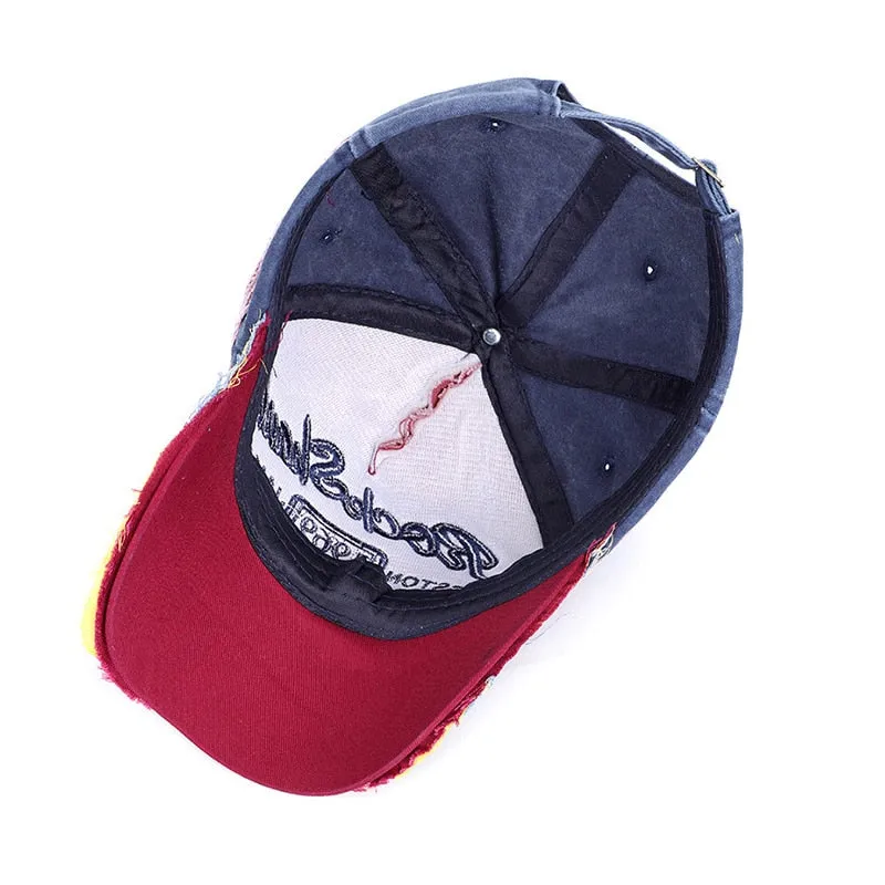 Women Men Baseball Cap Summer Solid Snapback Letter Embroidery Vintage Sunhat Outdoor Cotton Hip Hop Baseball Hat Casquette