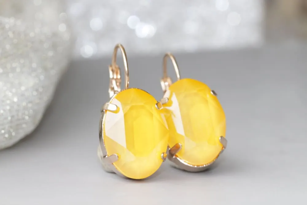 YELLOW EARRINGS