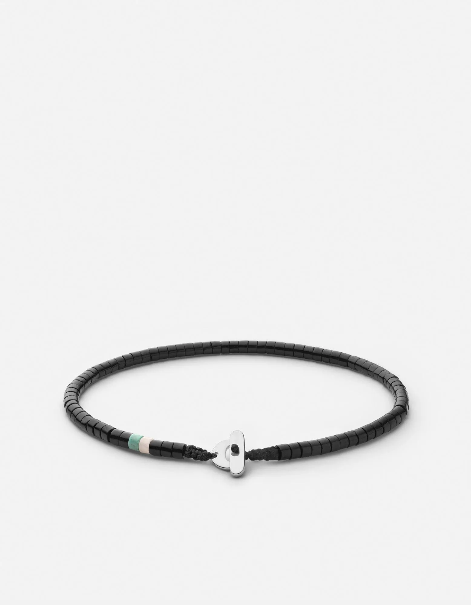 Zane Onyx Bracelet, Sterling Silver